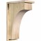 Ekena Millwork Huntington Rough Sawn Corbel w/Backplate, Douglas Fir, 8"W x 14"D x 22"H COR08X14X22HUN01RDF - alternate 1
